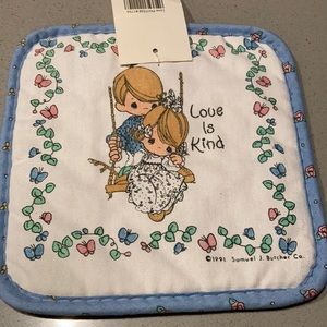 Precious Moments Love Is Kind New with Tags Deadstock Pot Holder